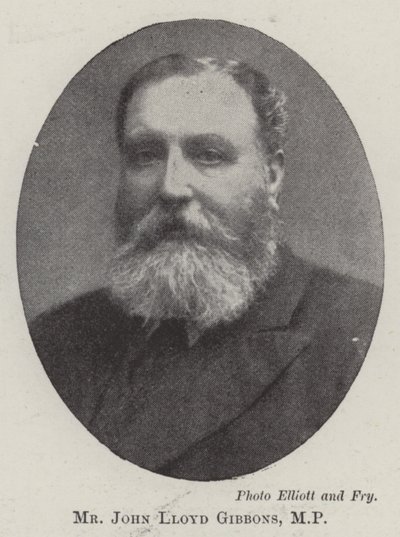 Mr John Lloyd Gibbons, MP av English Photographer