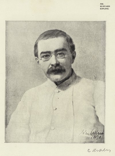 Herr Rudyard Kipling av English Photographer
