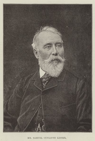 Mr Samuel Cunliffe Lister av English Photographer