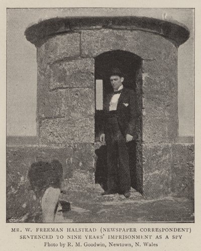 W Freeman Halstead (aviskorrespondent) dømt til ni års fengsel som spion av English Photographer