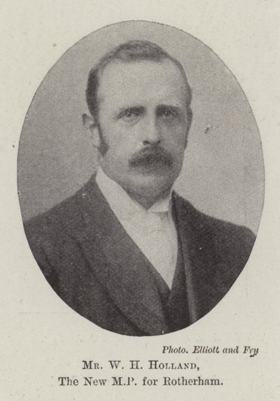 Mr W H Holland, den nye MP for Rotherham av English Photographer