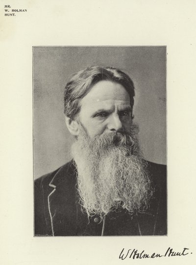 Mr W Holman Hunt av English Photographer