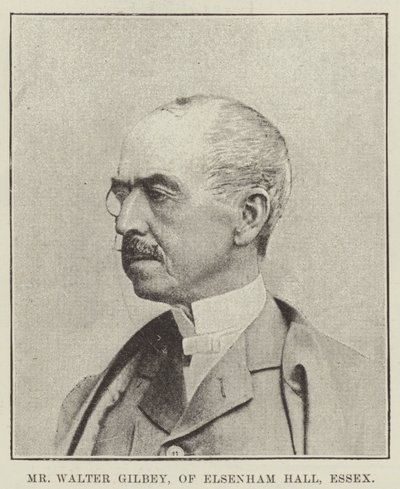 Walter Gilbey fra Elsenham Hall, Essex av English Photographer