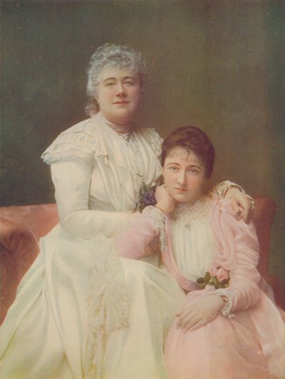 Mrs. Lewis og Miss Mabel Terry-Lewis av English Photographer