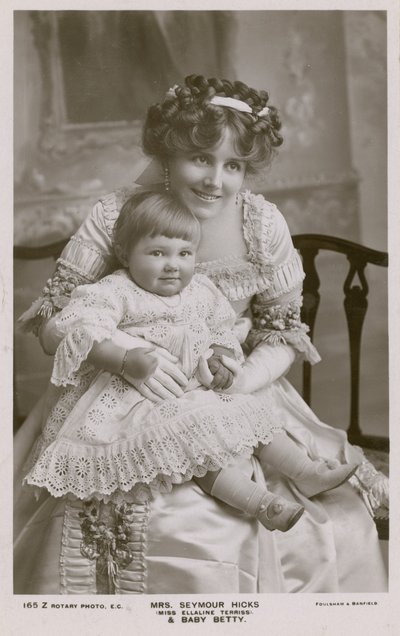 Fru Seymour Hicks og datter av English Photographer
