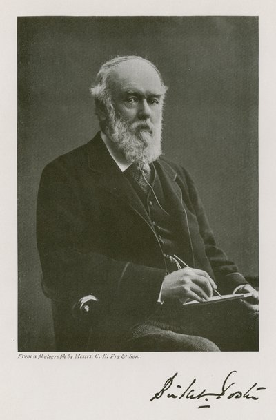 Myles Birket Foster, engelsk kunstner (s/hvitt-bilde) av English Photographer