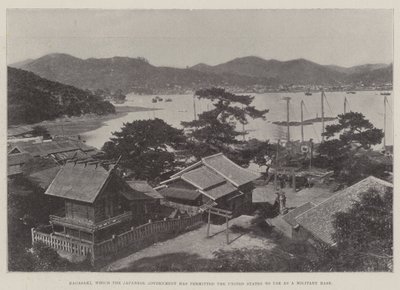 Nagasaki, som den japanske regjeringen har tillatt USA å bruke som en militærbase av English Photographer