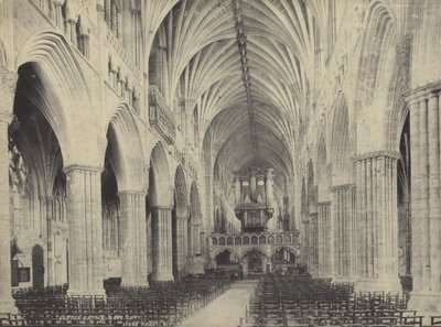Nave of Exeter Cathedral, Devon av English Photographer