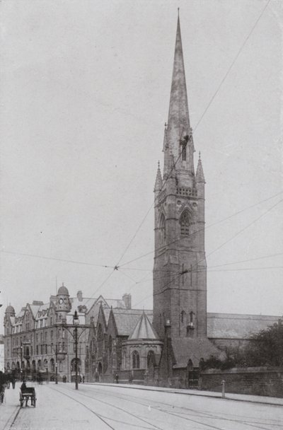 Newcastle, St Marys romersk-katolske katedral (s/hvitt-bilde) av English Photographer