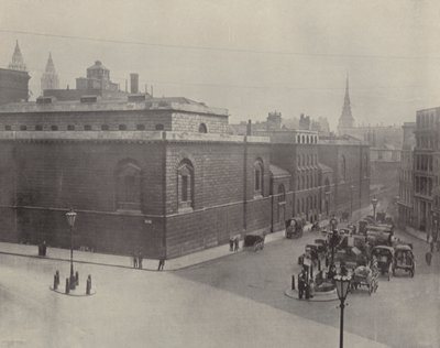 Newgate fengsel (s/h-bilde) av English Photographer