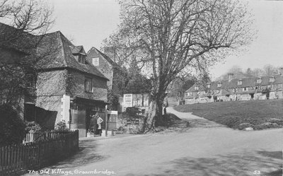 Gammel landsby, Groombridge, East Sussex av English Photographer