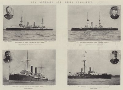 Våre admiraler og deres flaggskip av English Photographer