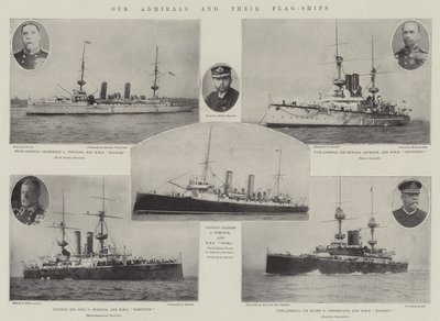 Våre admiraler og deres flaggskip av English Photographer