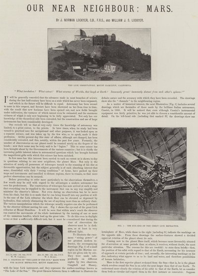Vår nærmeste nabo, Mars av English Photographer