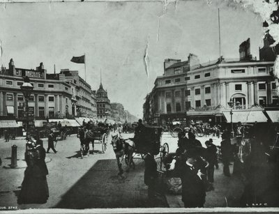 Oxford Circus, Westminster LB: ser øst, 1895 av English Photographer