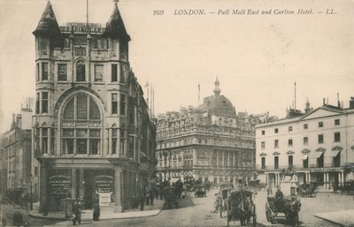 Pall Mall East og Carlton Hotel av English Photographer