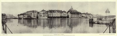 Panoramautsikt over Luzern av English Photographer