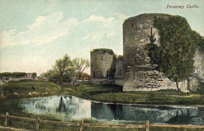 Pevensey Castle (fargebilde) av English Photographer