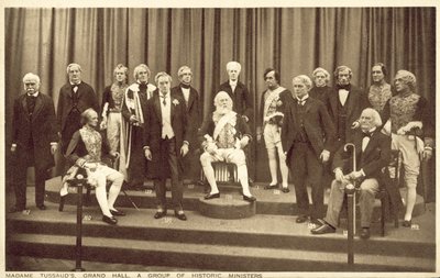 Politikere, Madam Tussauds (s/hvitt-bilde) av English Photographer