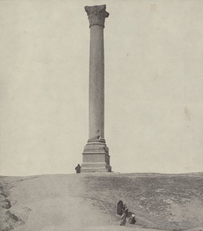 Pompeys-søylen, reist til ære for Diokletian av English Photographer