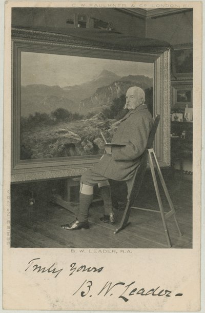 Portrett av Benjamin Williams leder av English Photographer