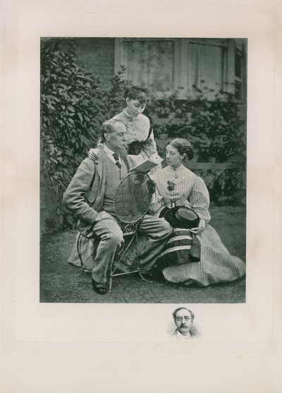 Portrett av Charles Dickens av English Photographer