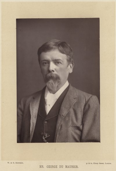 Portrett av George du Maurier av English Photographer