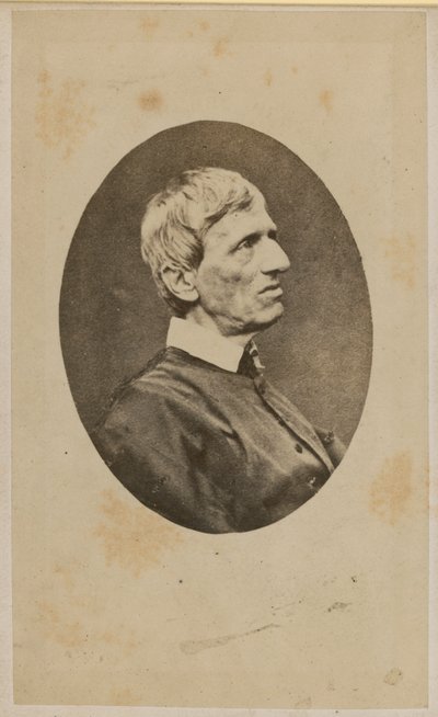 Portrett av John Henry Newman av English Photographer