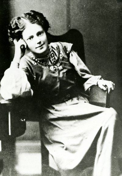 Portrett av Mary Eleanor Gawthorpe, ca. 1909 av English Photographer