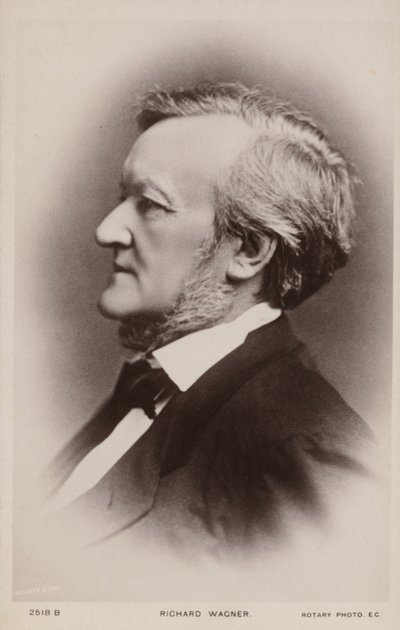 Portrett av Richard Wagner av English Photographer