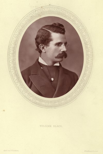 Portrett av William Black av English Photographer