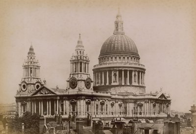 Postkort av St Pauls Cathedral av English Photographer