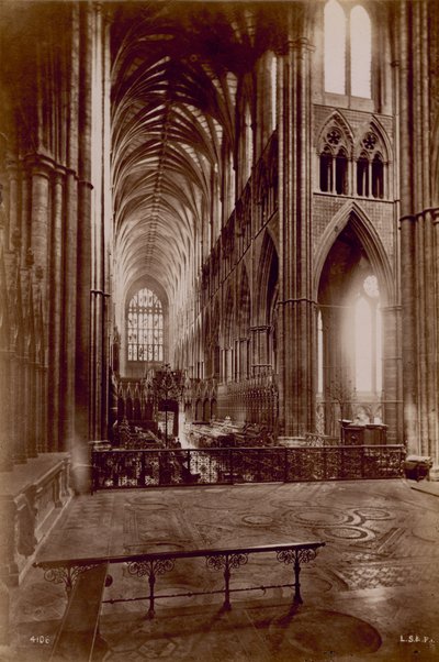 Postkort fra Westminster Abbey av English Photographer