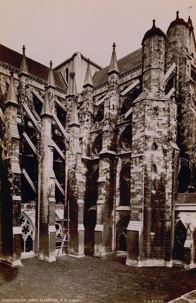 Postkort fra Westminster Abbey av English Photographer