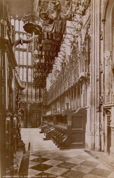 Postkort fra Westminster Abbey av English Photographer