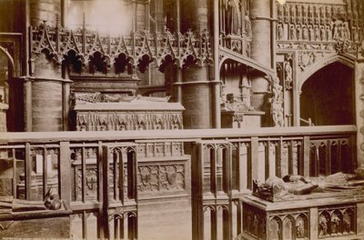 Postkort fra Westminster Abbey av English Photographer