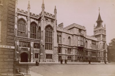 Postkort med Inner Temple Library av English Photographer