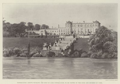 Powerscourt, County Wicklow, setet til Lord Powerscourt, skal besøkes av hertugen og hertuginnen av York av English Photographer