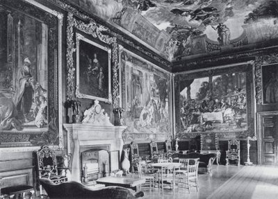 Presence Chamber, Windsor Castle (s/hvitt bilde) av English Photographer