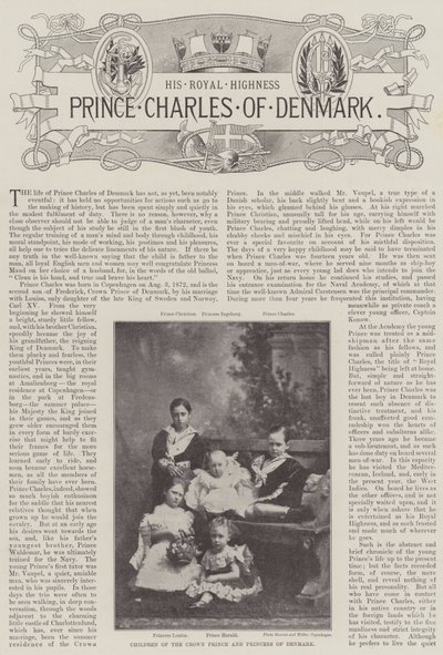 Prins Charles av Danmark av English Photographer