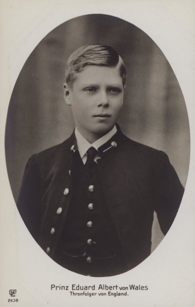 Prins Edward Albert av Wales (s/h-bilde) av English Photographer