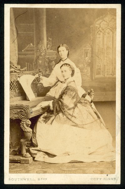 Prinsesse Alexandra og prinsesse Dagmar av English Photographer