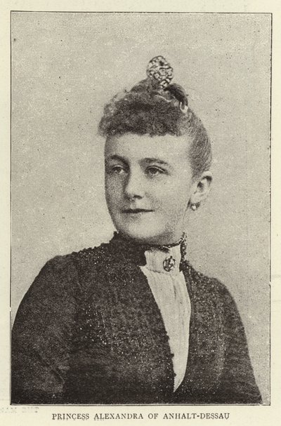 Prinsesse Alexandra av Anhalt-Dessau av English Photographer