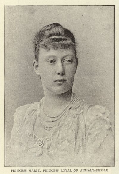 Prinsesse Marie, Prinsesse Royal av Anhalt-Dessau av English Photographer