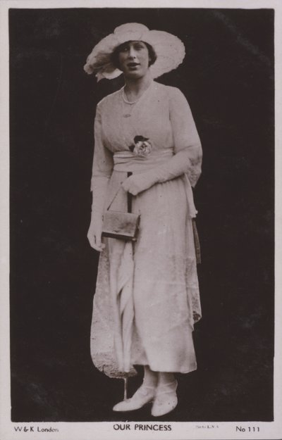 Prinsesse Mary (s/hvitt bilde) av English Photographer