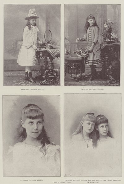 Prinsesse Victoria Melita av Saxe-Coburg og Gotha av English Photographer