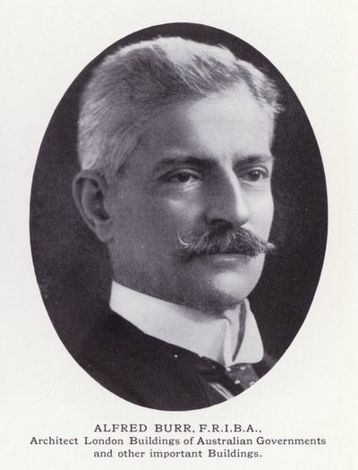 Prominent Men of London: Alfred Burr (s/hv-bilde) av English Photographer