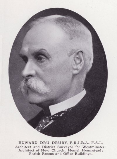Prominent Men of London: Edward Dru Drury (s/hv-bilde) av English Photographer