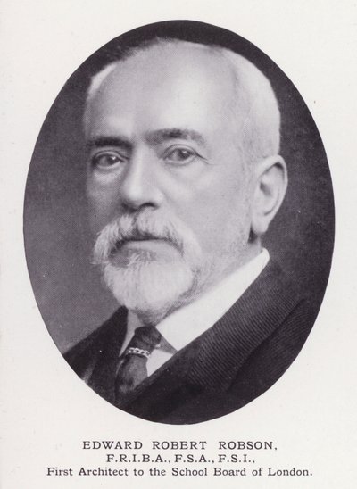 Prominent Men of London: Edward Robert Robson (s/hv-bilde) av English Photographer