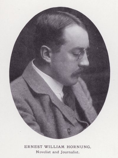 Prominente menn fra London: Ernest William Hornung (s/hvitt-bilde) av English Photographer